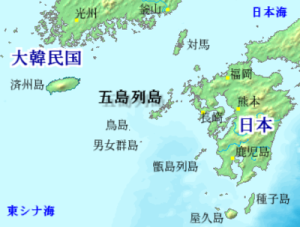 五島列島の位置